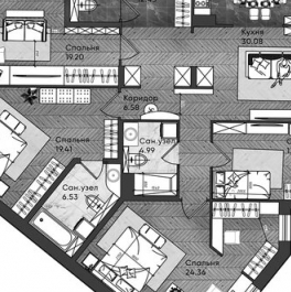 Продажа 5-комн квартиры на вторичном рынке улица Решетникова
