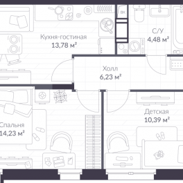 Продажа 2-комн квартиры в новостройке Сертолово г., Дмитрия Кожемякина ул., к. 5 Продажа 2-комн квартиры в новостройке Сертолово г., Дмитрия Кожемякина ул., к. 5