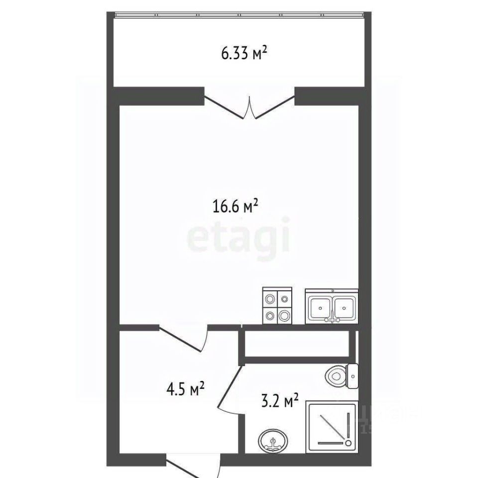 Продажа студии Мурино, бульвар Менделеева, 4