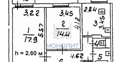 2-комн квартира улица Мичуринский Проспект, Олимпийская Деревня,  д. 22