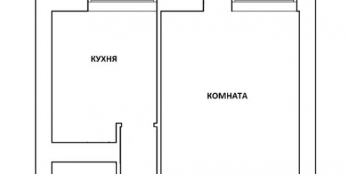 1-комн квартира улица Уткина,  д. 45А