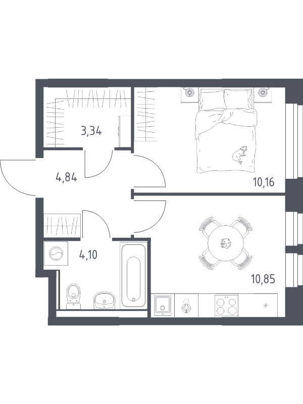 Продажа 1-комн квартиры в новостройке Химки г., Ивакино квартал,  к. 5