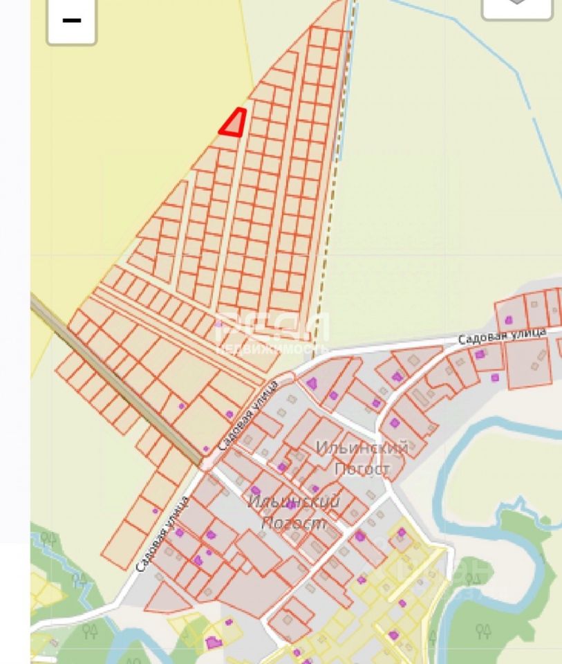 Продажа земли д. Ильинский Погост, улица Садовая