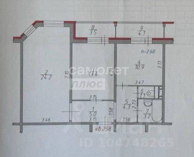 Продажа 2-комн квартиры на вторичном рынке Щелково, Центральная улица, 71к2