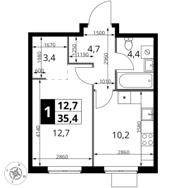Продажа 1-комн квартиры в новостройке Москва г., Амурская ул., к. 2 Продажа 1-комн квартиры в новостройке Москва г., Амурская ул., к. 2