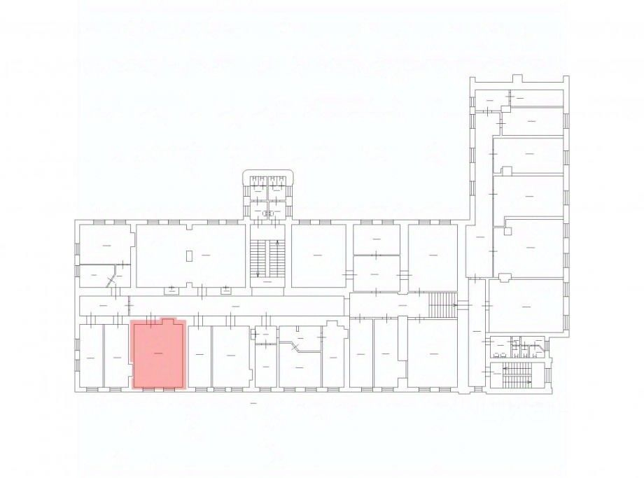 Аренда офиса ул Комсомола,  д. 1-3,  к. М