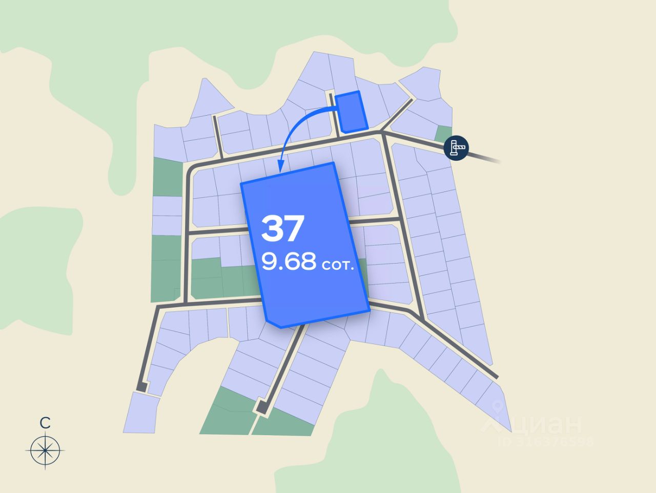 Продажа земли Левада 2 кп, 38