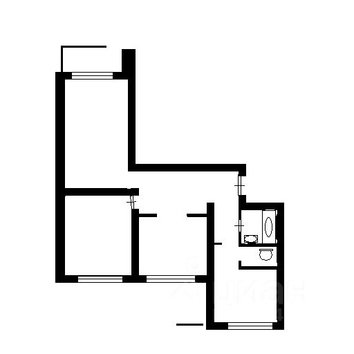 Аренда 3-комн квартиры на вторичном рынке Дрожжино пгт, улица Южная, 23
