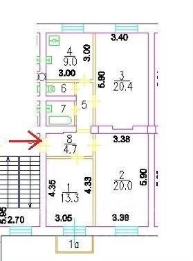 Продажа комнаты улица Руставели, 1/2