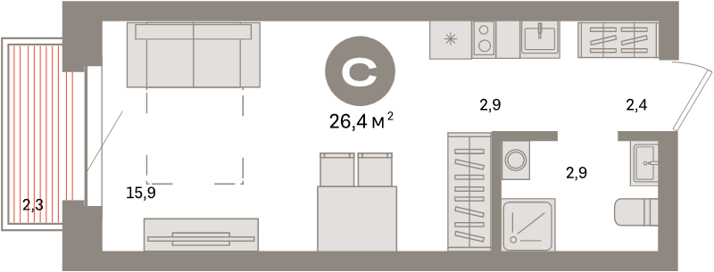 Продажа студии Москва г., Тагильская ул.,  к. 2