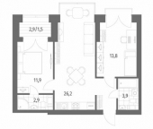 Продать Квартиры вторичка ул Академика Константинова  1 2