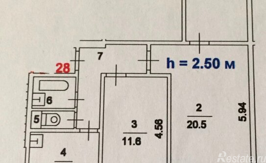Продажа 3-комн квартиры на вторичном рынке ул Подольских Курсантов,  д. 16,  к. 2