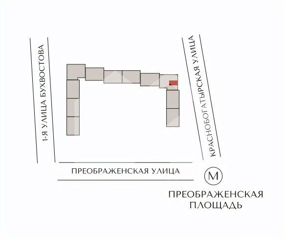 Продажа торгового помещения Бухвостова 1-я ул,  д. 2,  к. 3