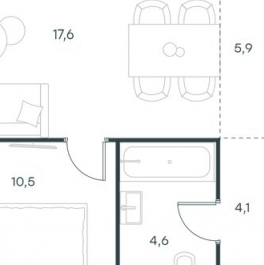 Продажа 2-комн квартиры на вторичном рынке Озёрная улица,  д. 1 к2/5