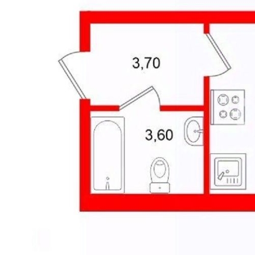 Студия пос. Бугры, бульвар Воронцовский, 11к5