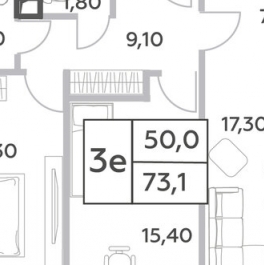 Продажа 2-комн квартиры на вторичном рынке ул Ходынская,  д. 2,  к. 8
