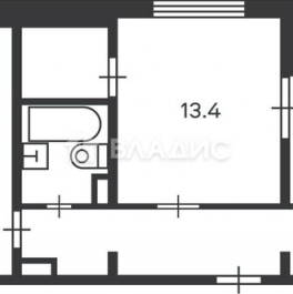 Продажа 2-комн квартиры на вторичном рынке Красногвардейский 1-й проезд,  д. 22 с1