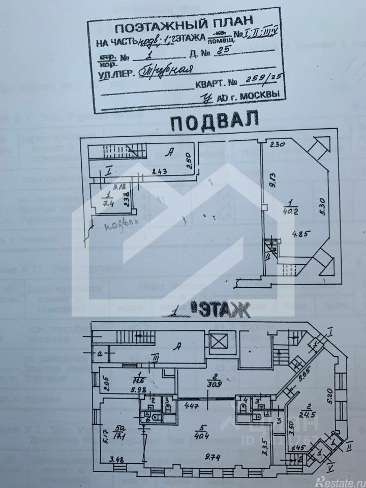 Продажа ПСН Трубная улица