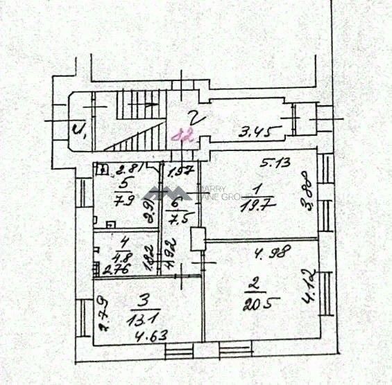 Продажа 3-комн квартиры на вторичном рынке Средний Тишинский переулок, 3