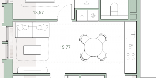 2-комн квартира Москва г., Ивана Франко ул.,  к. 4.2