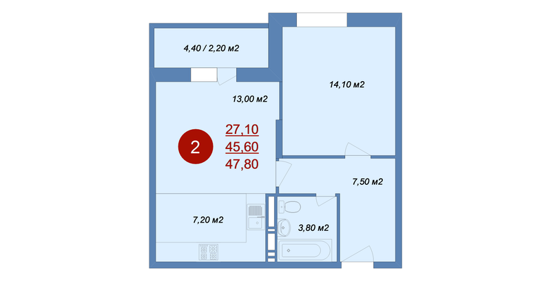 Продажа 1-комн квартиры в новостройке Островцы д.,  к. 15