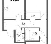 Продать Квартиры в новостройке Стрельна п., Будённого пр-кт   5.5