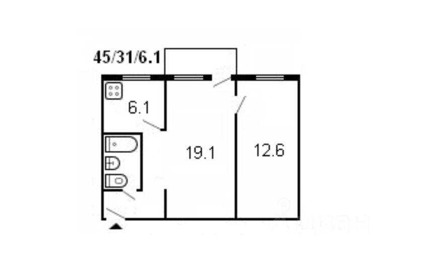 Продажа 2-комн квартиры на вторичном рынке Гатчина, улица Чехова,  д. 18