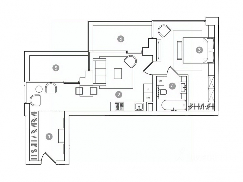 Продажа офиса проспект Академика Сахарова,  д. 7