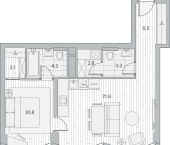 Продать Квартиры в новостройке Москва г., Береговой проезд   1
