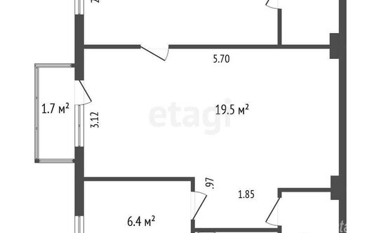 Продажа 2-комн квартиры на вторичном рынке Гранитная улица,  д. 32