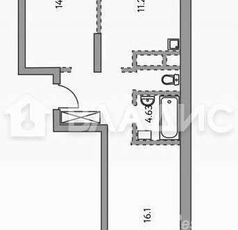 Продажа 2-комн квартиры на вторичном рынке Балашиха, ул Лукино,  д. 53А