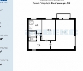 Продать Квартиры вторичка улица Шелгунова  35 литР 