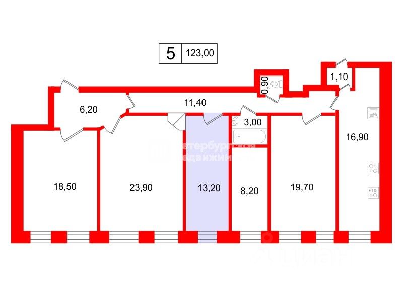 Продажа комнаты проспект Большой Петроградской стороны, 80