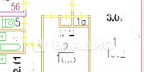 2-комн квартира ул Штурвальная,  д. 1