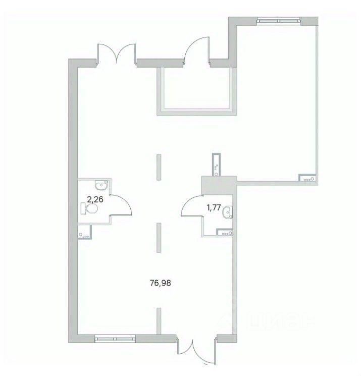 Продажа торгового помещения улица Нины Петровой,  д. 6 к1 с1