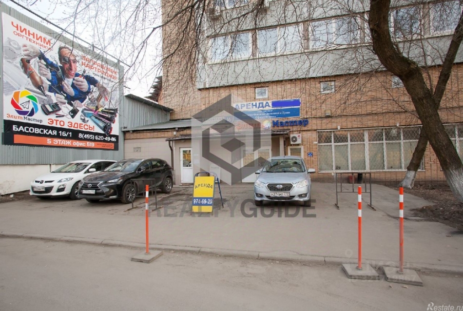Аренда офиса ул Басовская,  д. 16,  к. 3