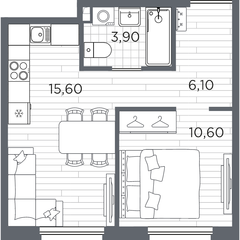Продажа 1-комн квартиры в новостройке Санкт-Петербург г., Пулковское ш.,  к. 9