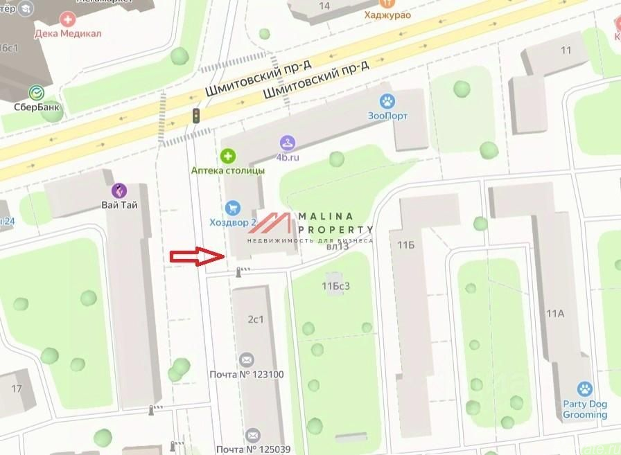 Продажа торгового помещения Шмитовский проезд,  д. 13