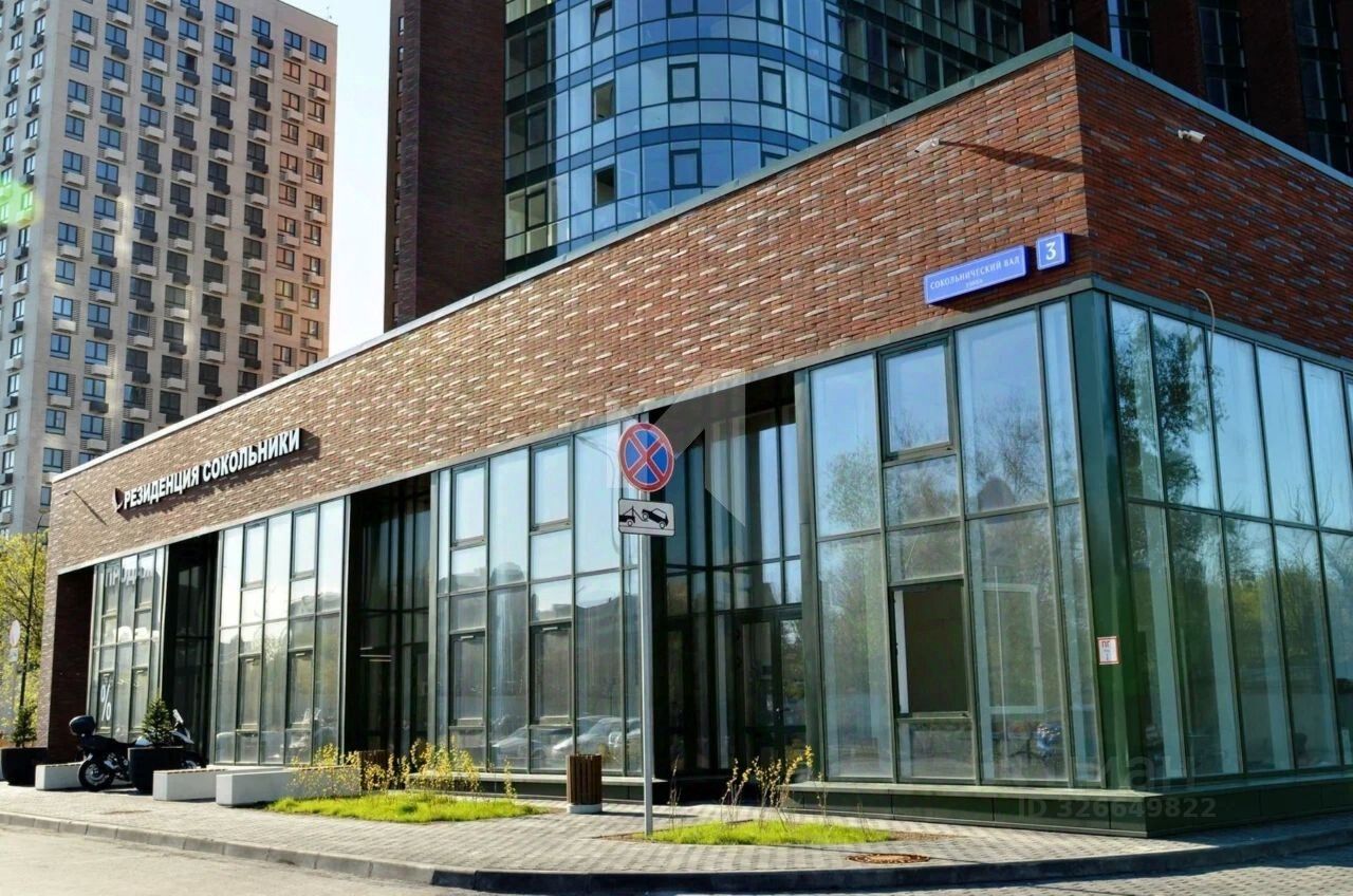 Аренда 3-комн квартиры на вторичном рынке улица Сокольнический Вал, 3