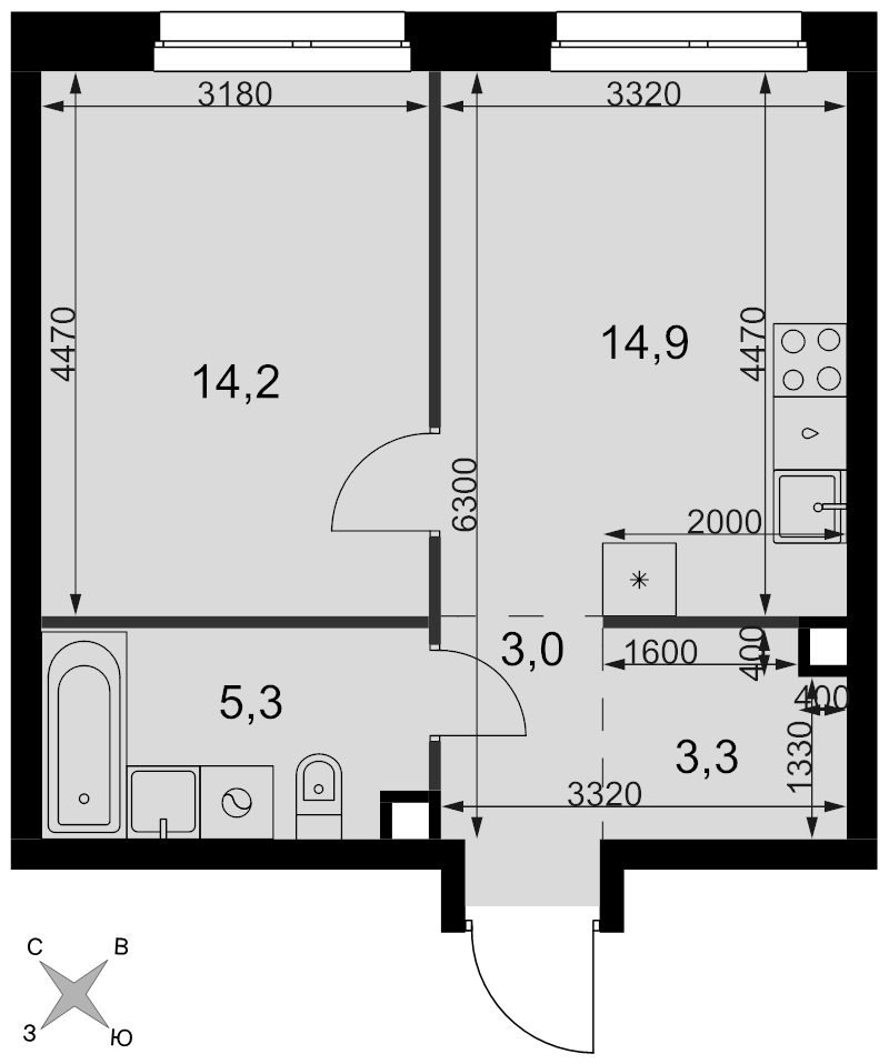 Продажа 1-комн квартиры в новостройке Москва г., Новоостаповская ул.,  к. 3
