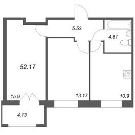 Продажа 2-комн квартиры в новостройке Скотное д., Рождественская ул.,  к. 1