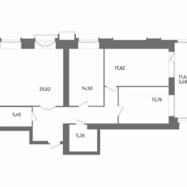 Продажа 3-комн квартиры на вторичном рынке Лиственная улица,  д. 20 к2 с1