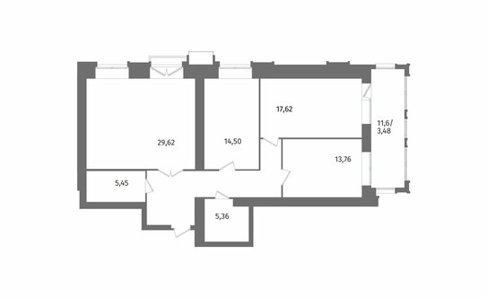 Продажа 3-комн квартиры на вторичном рынке Лиственная улица,  д. 20 к2 с1
