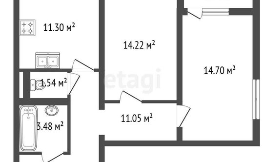 Продажа 2-комн квартиры на вторичном рынке улица Лидии Зверевой,  д. 3 к3