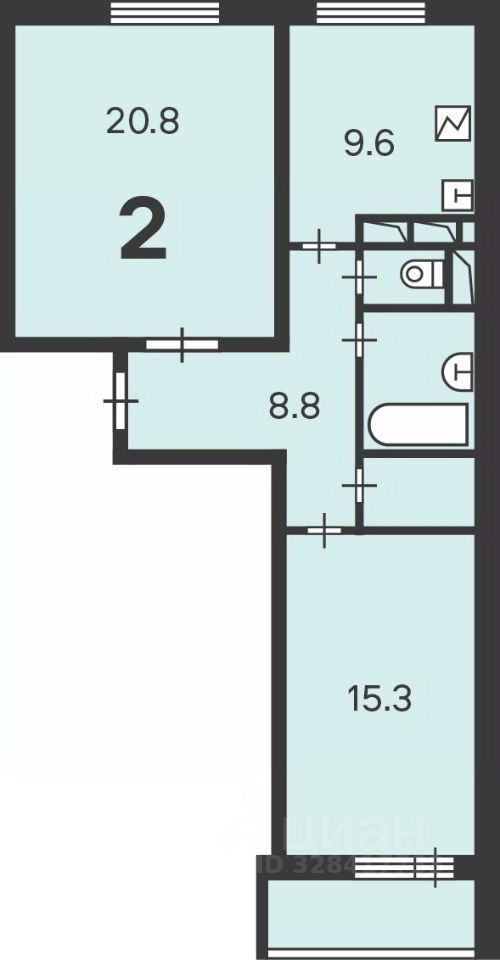 Продажа 2-комн квартиры на вторичном рынке Щелковское ш,  д. 74