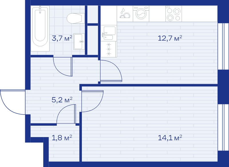 Продажа 1-комн квартиры в новостройке Аристово п., Весенняя ул.,  к. 1