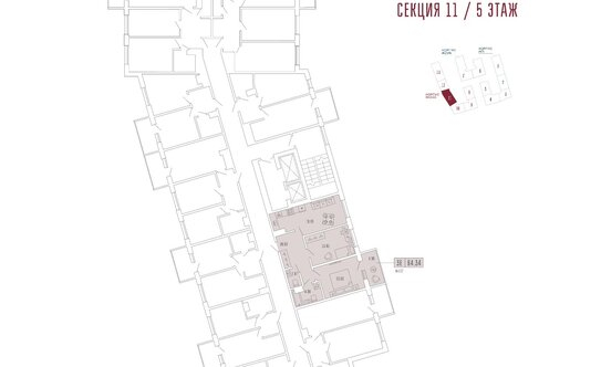 Продажа 4-комн квартиры на вторичном рынке Краснопутиловская ул,  д. 76,  к. 2