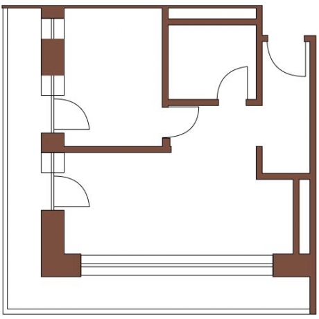 Планировка ЖК Янтарь apartments,  м2
