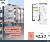 Продать Квартиры вторичка Кудрово, ул Солнечная  10 1