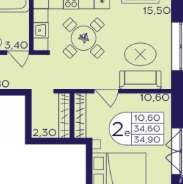 Продажа 2-комн квартиры на вторичном рынке Железнодорожный, ул Корнилаева,  д. 5
